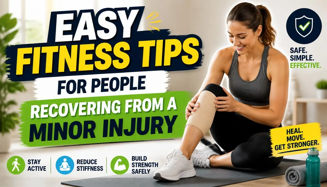 Easy Fitness Tips for People Recovering From a Minor Injury