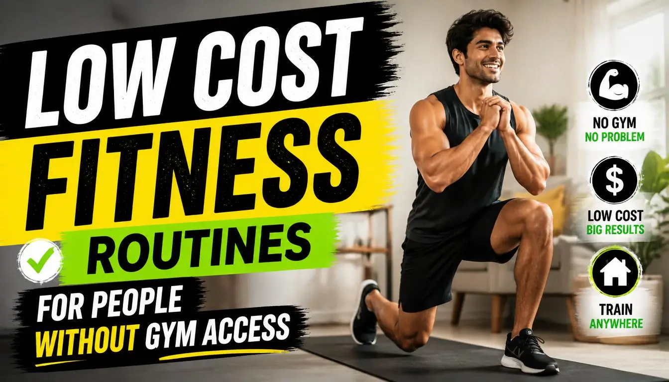 Low Cost Fitness Routines for People Without Gym Access