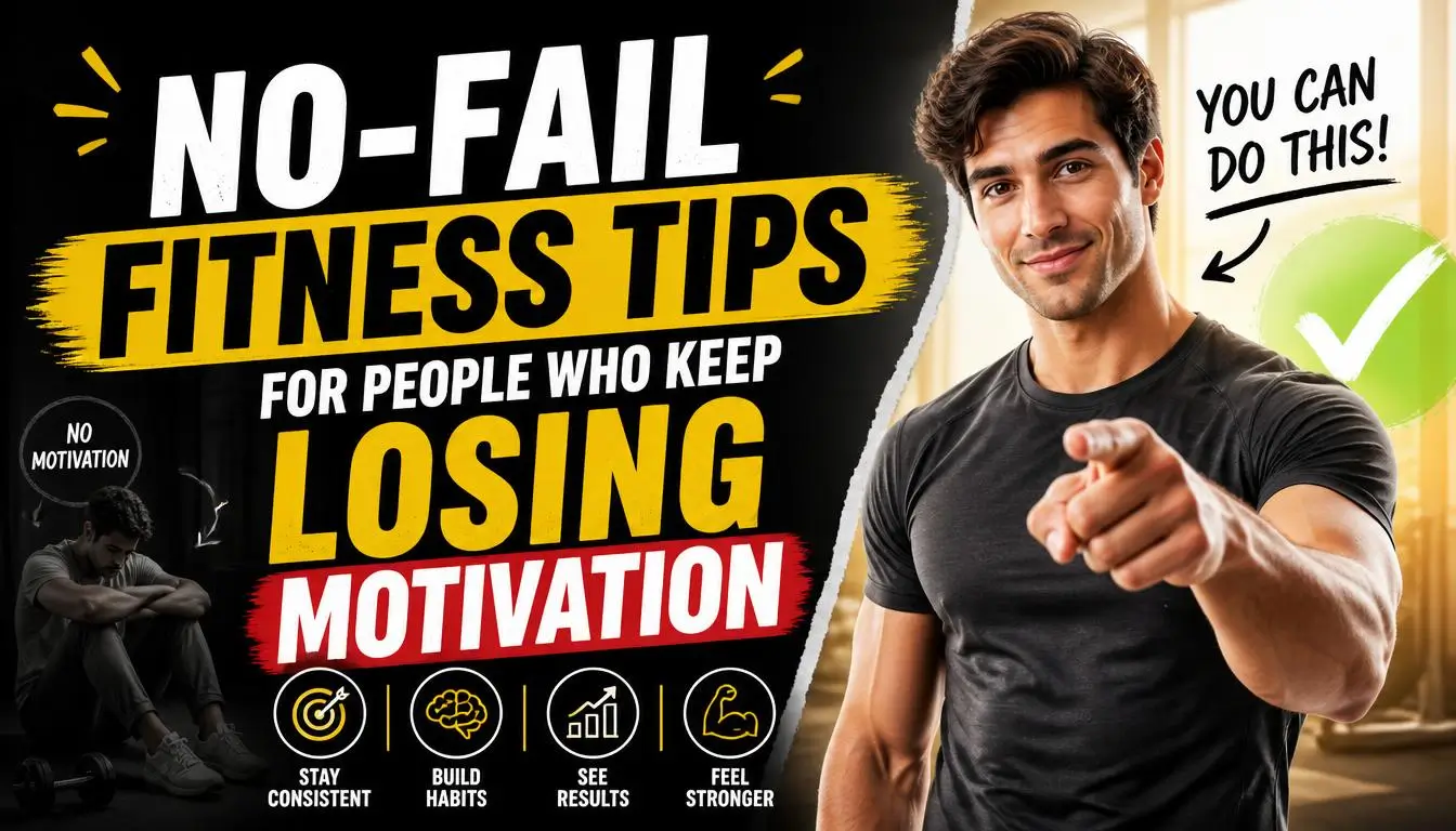 No-Fail Fitness Tips for People Who Keep Losing Motivation