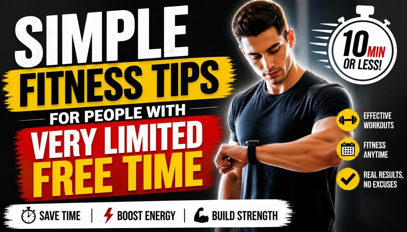 Simple Fitness Tips for People With Very Limited Free Time